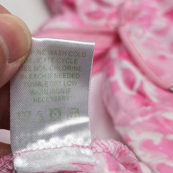 Lilly Pulitzer Shorts Women's Size 2 Pink Floral Chipper Bermuda - Picture 8 of 8